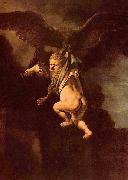 Rembrandt Peale Ganymed in den Fangen des Adlers Germany oil painting artist